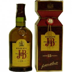 WHISKY J&B 15 ANYS RESERVA 70CL 40º