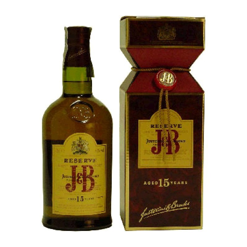WHISKY J&B 15 ANYS RESERVA 70CL 40º