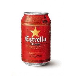 CERVESA ESTRELLA DAMM LLAUNA 33CL