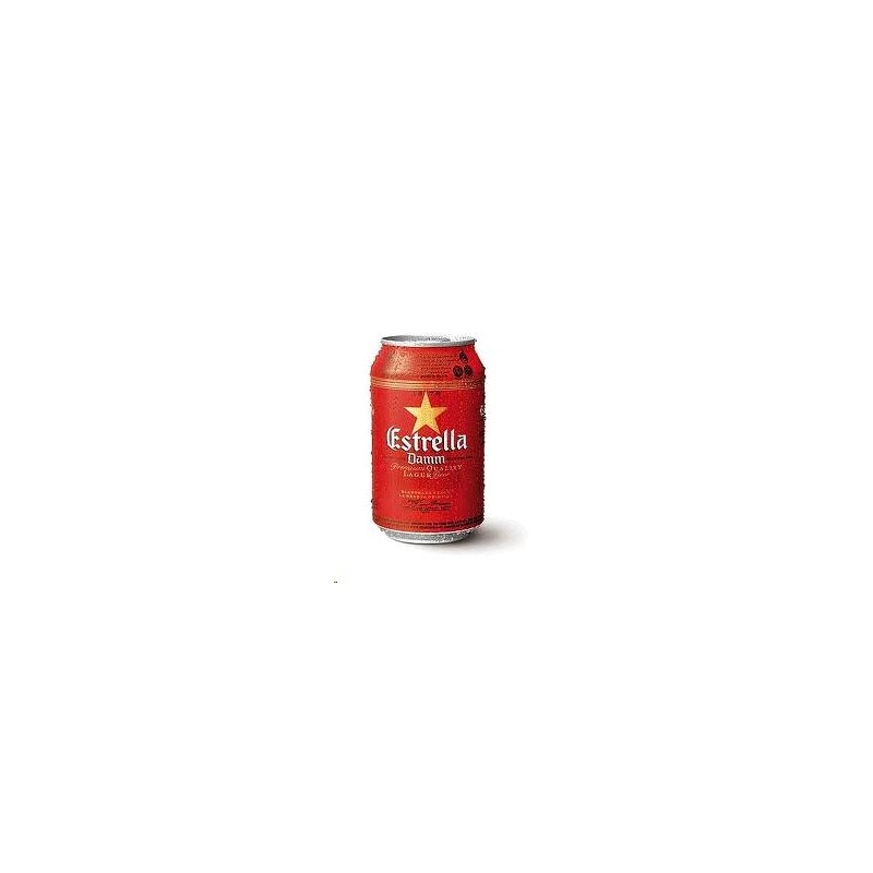 CERVESA ESTRELLA DAMM LLAUNA 33CL